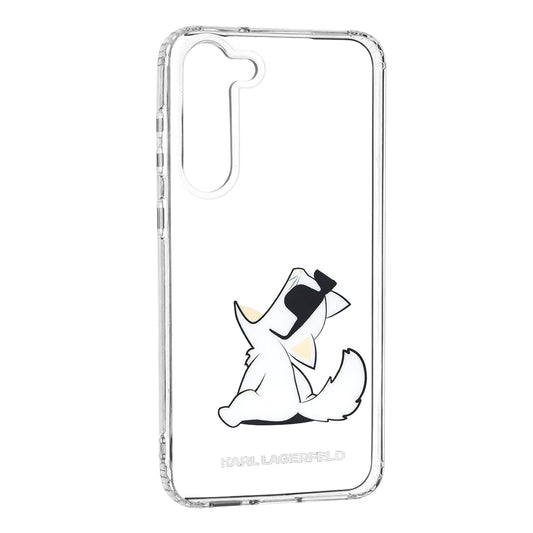 Husa pentru Samsung Galaxy S23+ S916, Karl Lagerfeld, Choupette Eat, Transparenta