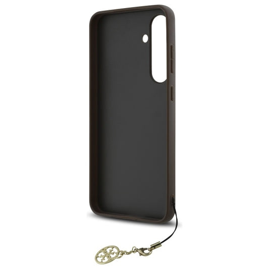 Husa pentru Samsung Galaxy S24 FE S721, Guess, 4G Charm, Maro