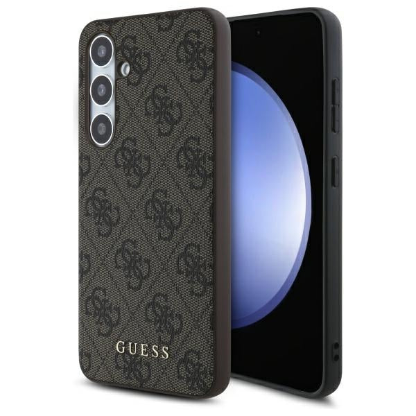 Husa pentru Samsung Galaxy S24 FE S721, Guess, 4G Classic, Maro