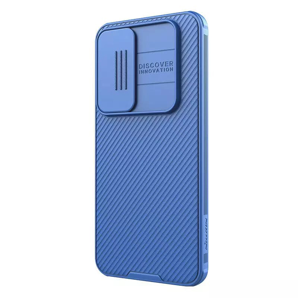Husa pentru Samsung Galaxy S24 FE S721, Nillkin, CamShield Pro, Albastra