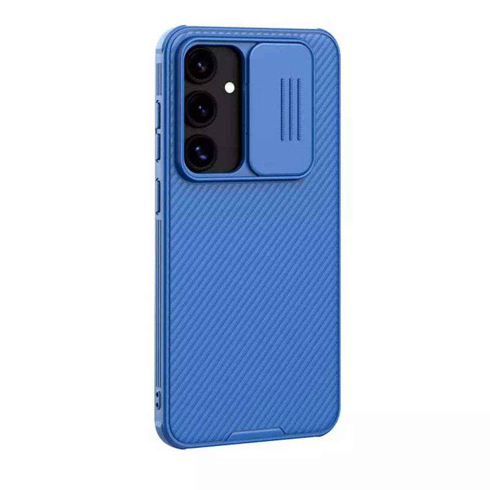 Husa pentru Samsung Galaxy S24 FE S721, Nillkin, CamShield Pro, Albastra