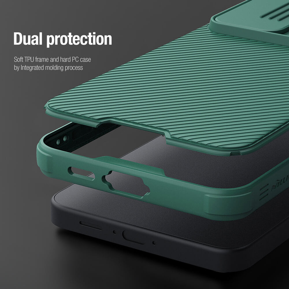Husa pentru Samsung Galaxy S24 FE S721, Nillkin, CamShield Pro, Albastra