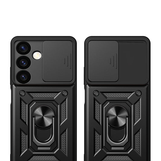 Husa pentru Samsung Galaxy S24 FE S721, Techsuit, CamShield, Albastra