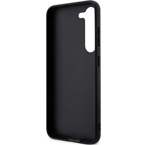 Husa pentru Samsung Galaxy S24+ S926, Karl Lagerfeld, Saffiano Monogram Metal Logo, Neagra