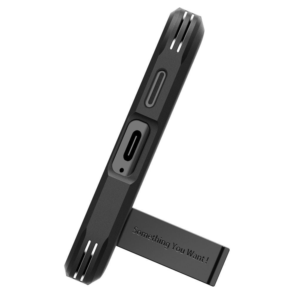 Husa pentru Samsung Galaxy S24+ S926, Spigen, Tough Armor, Neagra ACS07332