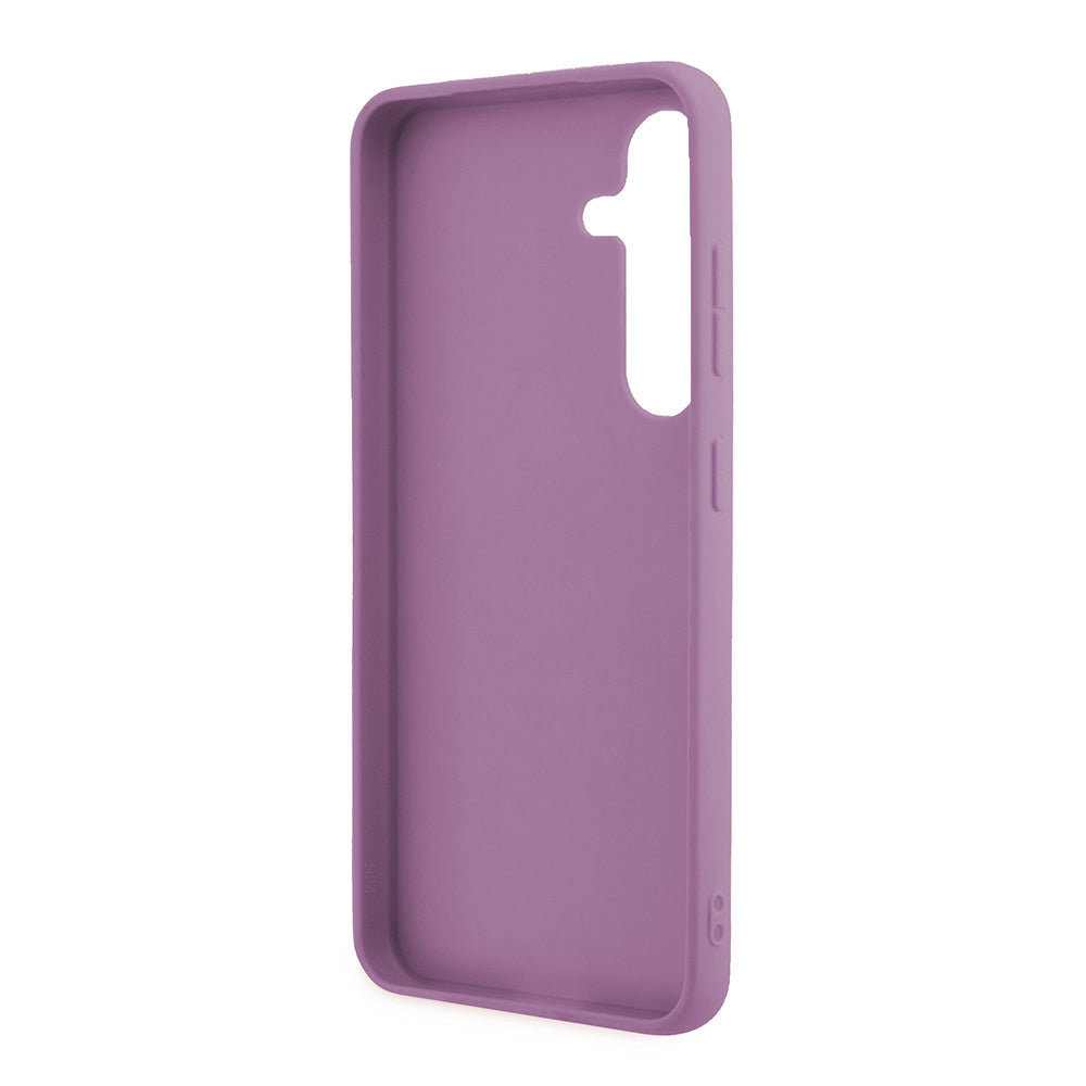 Husa pentru Samsung Galaxy S24 S921, Guess, Glitter Script, Mov