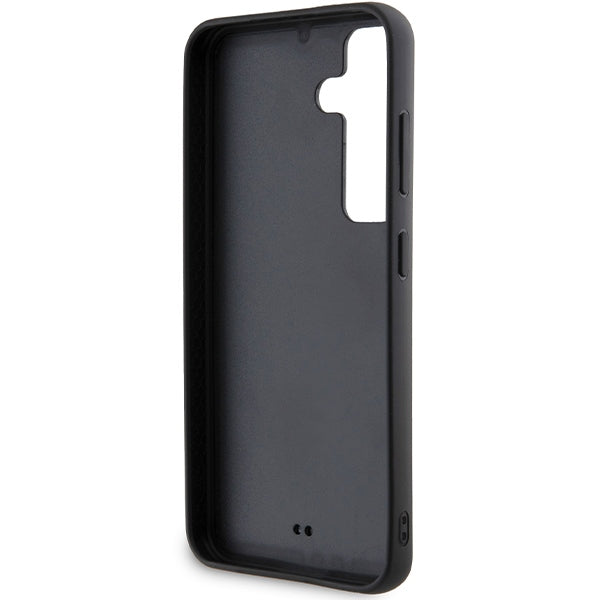 Husa pentru Samsung Galaxy S24 S921, Karl Lagerfeld, Rhinestone Metal Plate, Argintie