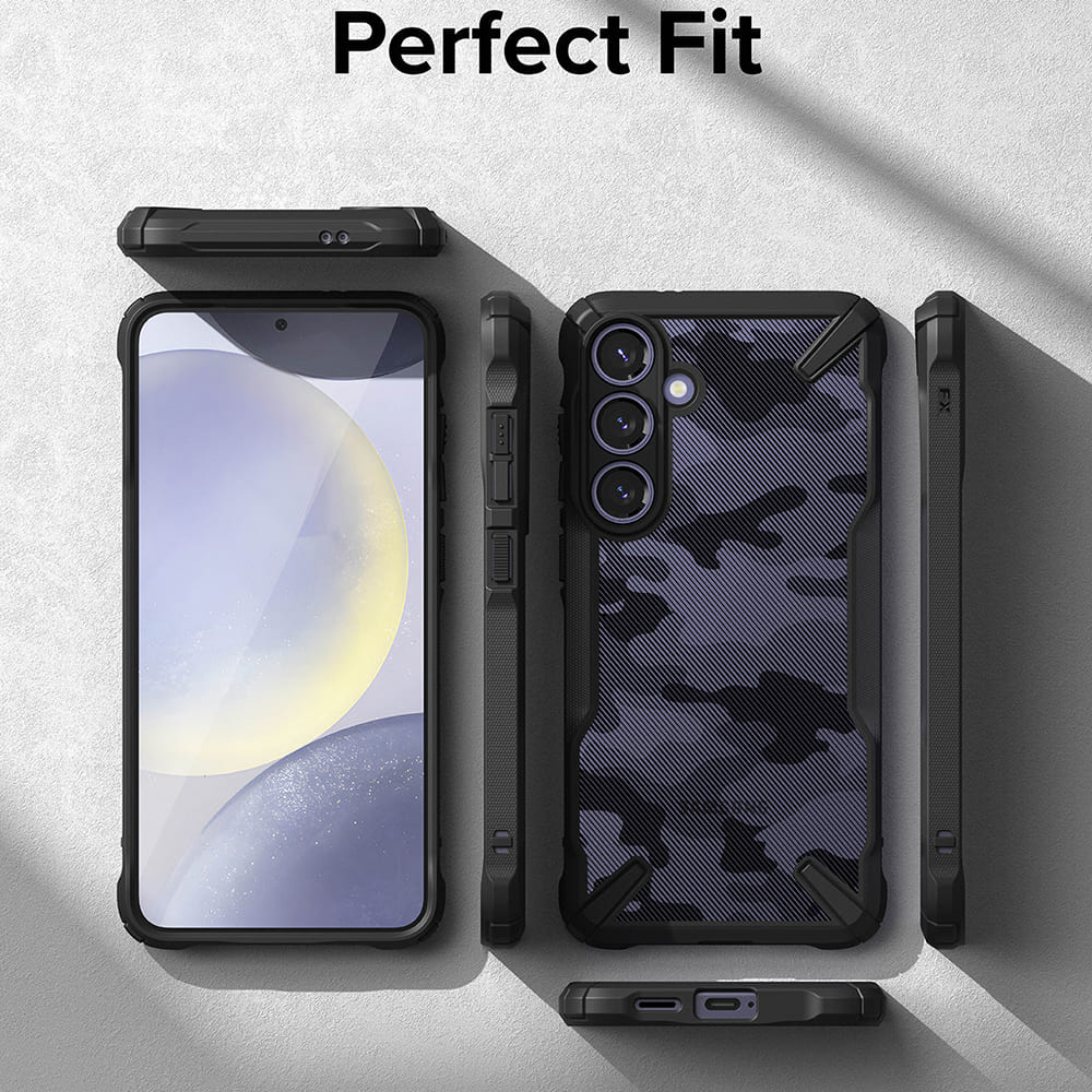 Husa pentru Samsung Galaxy S24 S921, Ringke, Fusion X, Neagra