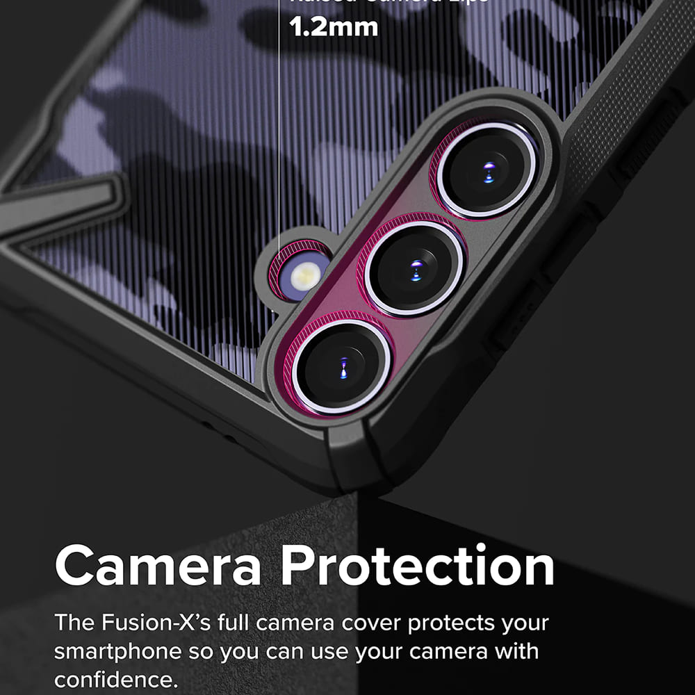 Husa pentru Samsung Galaxy S24 S921, Ringke, Fusion X, Neagra
