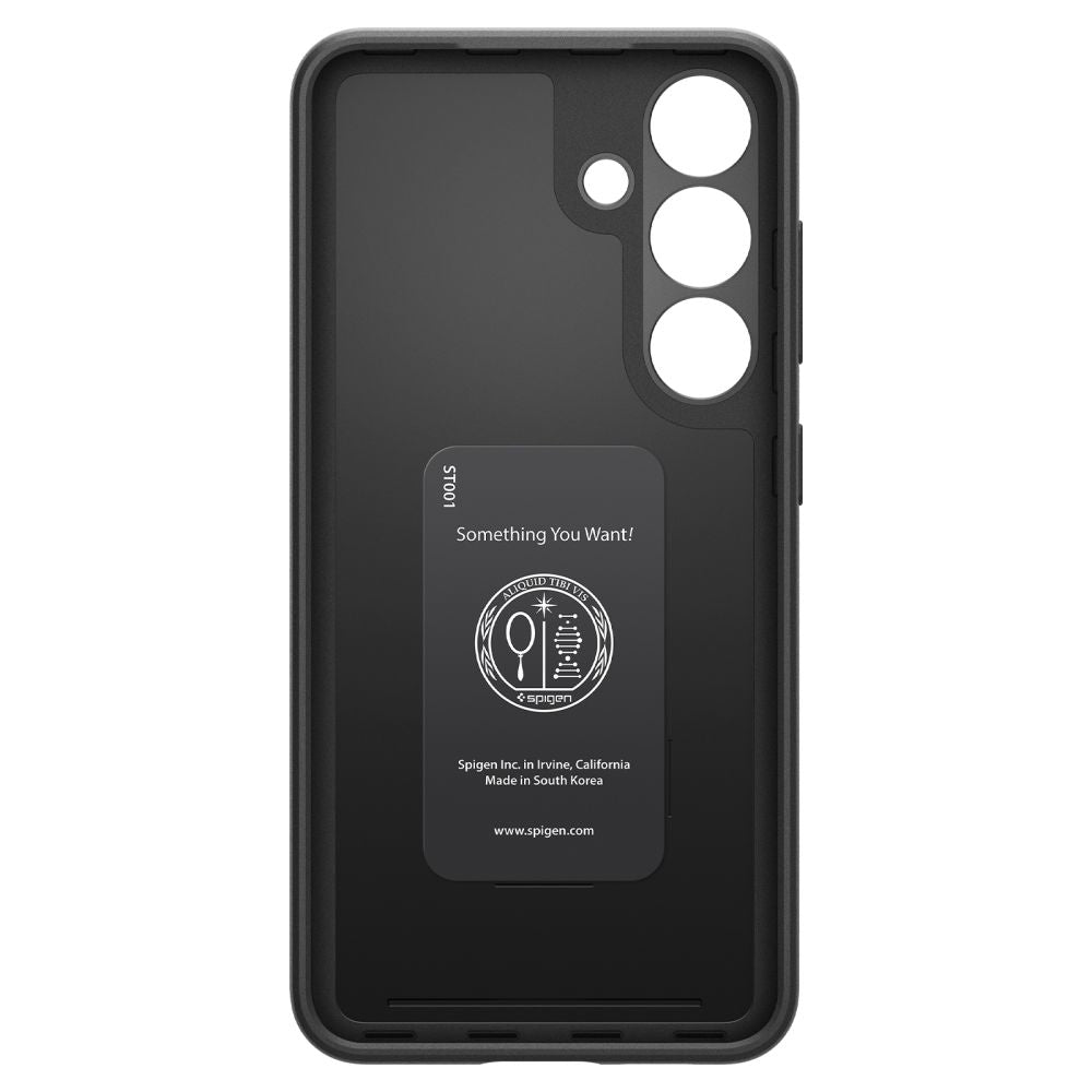 Husa pentru Samsung Galaxy S24 S921, Spigen, Thin Fit, Neagra ACS07341