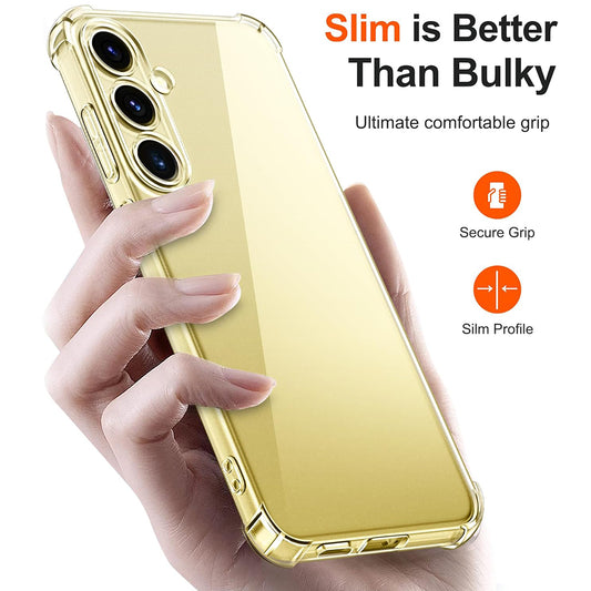 Husa pentru Samsung Galaxy S24 S921, Techsuit, Shockproof Clear, Transparenta