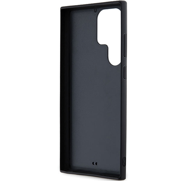 Husa pentru Samsung Galaxy S24 Ultra S928, Karl Lagerfeld, 3D Rubber Glitter Logo, Neagra