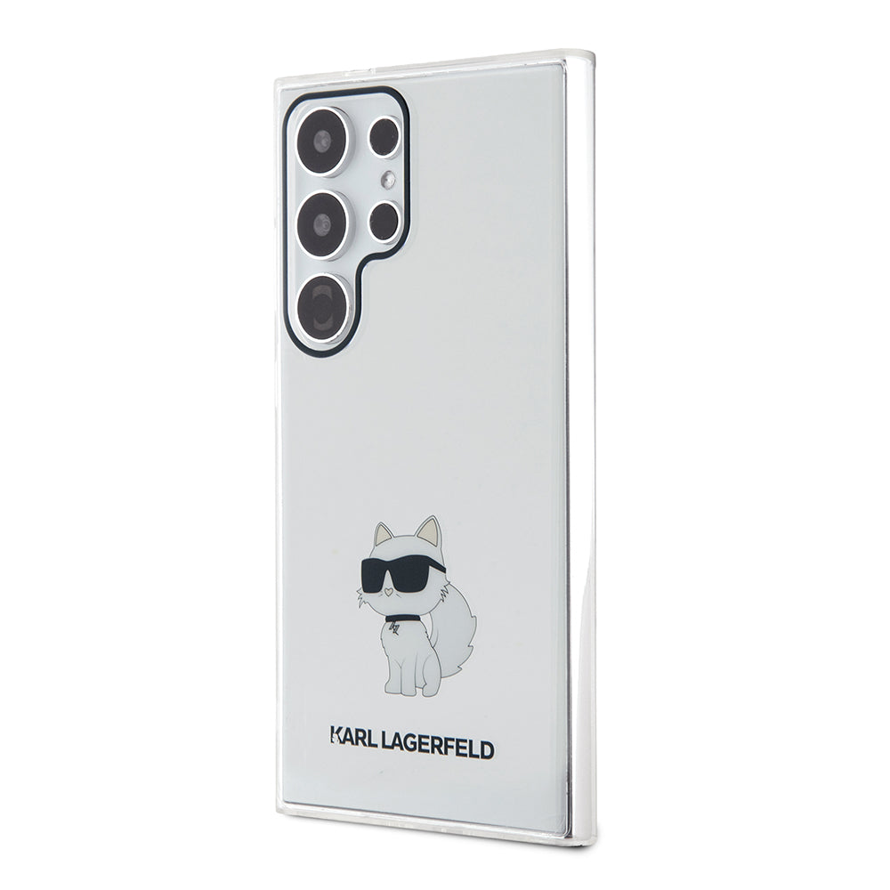 Husa pentru Samsung Galaxy S24 Ultra S928, Karl Lagerfeld, IML Luxury Choupette, Transparenta