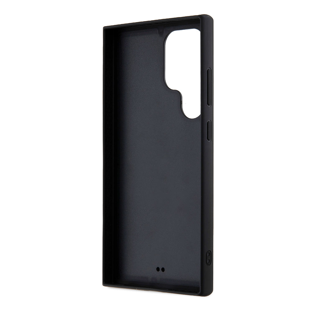 Husa pentru Samsung Galaxy S24 Ultra S928, Karl Lagerfeld, Rhinestone Metal Plate, Neagra