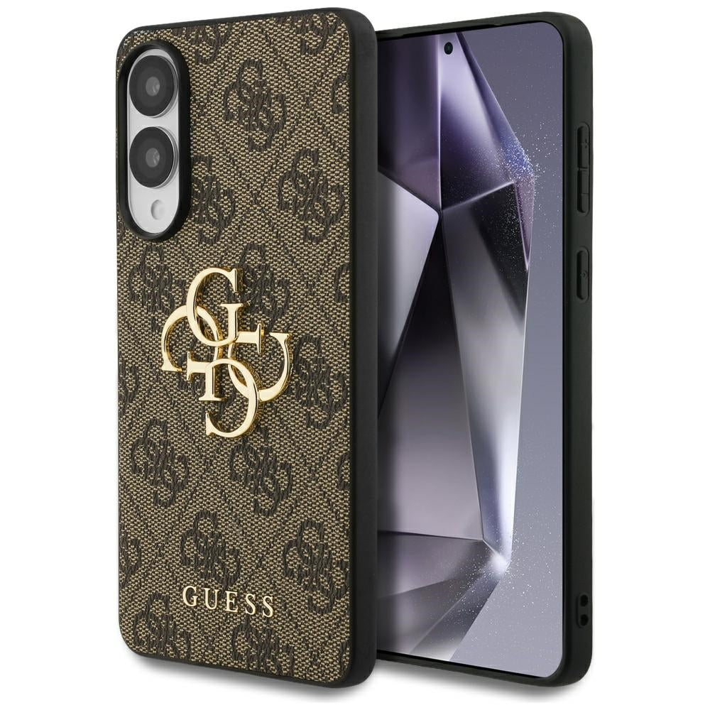 Husa pentru Samsung Galaxy S25 Edge S937, Guess, Big 4G Logo Classic, Maro