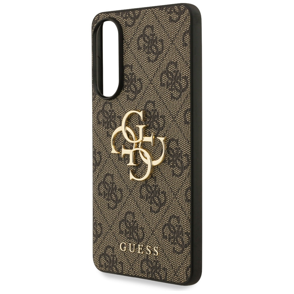 Husa pentru Samsung Galaxy S25 Edge S937, Guess, Big 4G Logo Classic, Maro