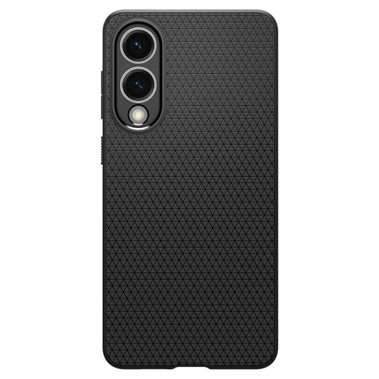 Husa pentru Samsung Galaxy S25 Edge S937, Spigen, Liquid Air, Neagra Mata ACS09420