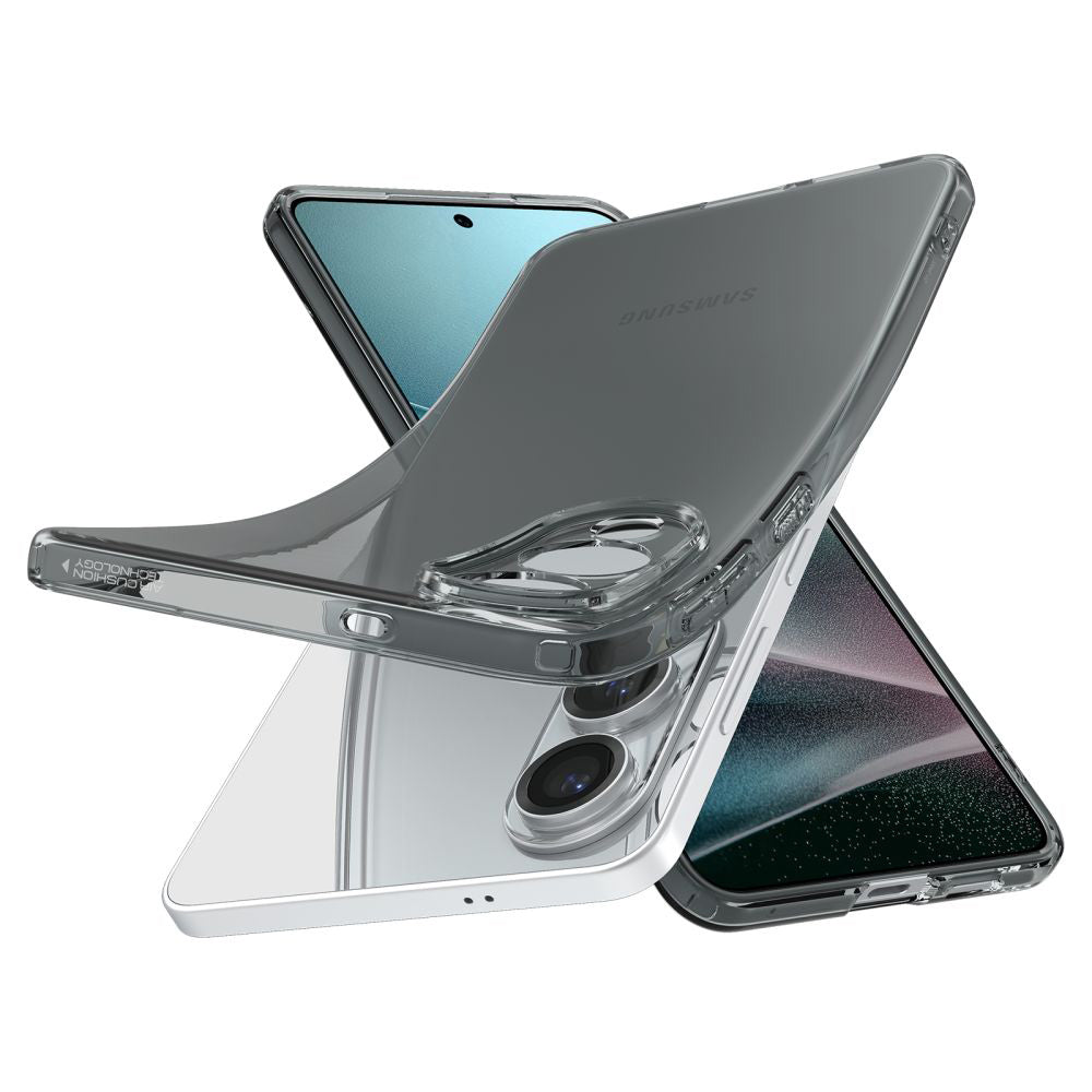Husa pentru Samsung Galaxy S25 Edge S937, Spigen, Liquid Crystal, Fumurie ACS09426