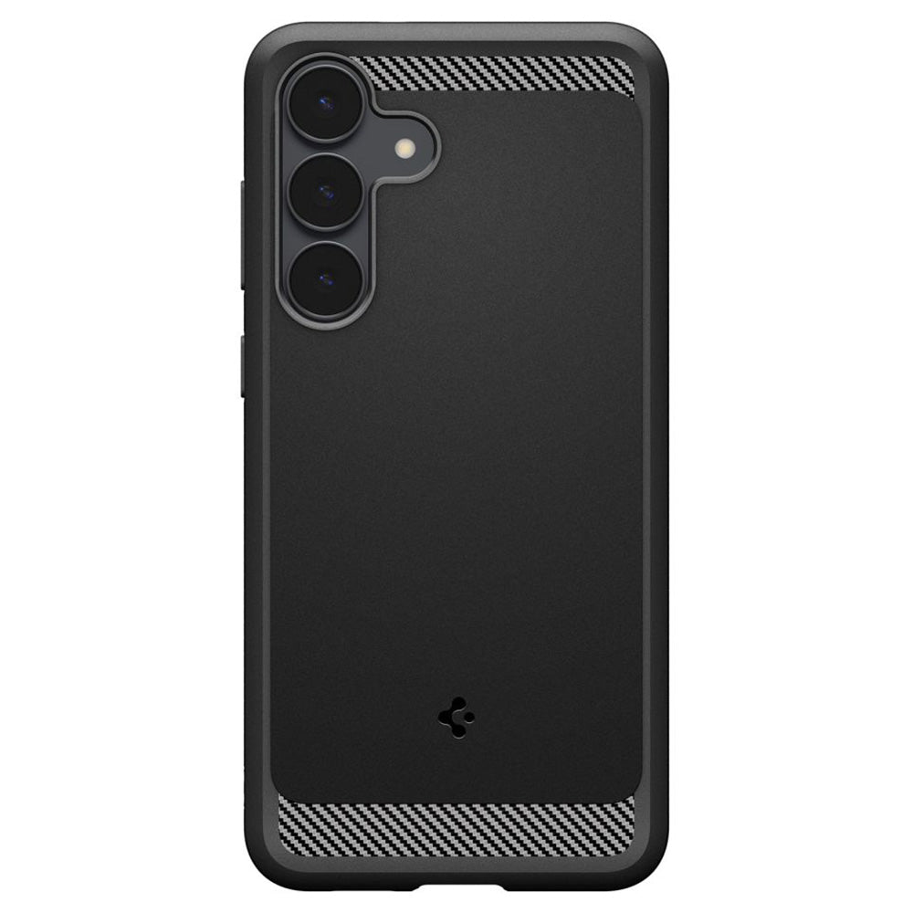 Husa pentru Samsung Galaxy S25 FE, Spigen, Rugged Armor, Neagra Mata ACS10025
