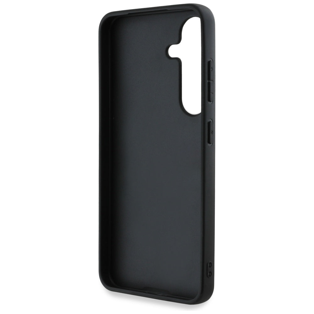 Husa pentru Samsung Galaxy S25+ S936, Karl Lagerfeld, Monogram Choupette's Head, Neagra