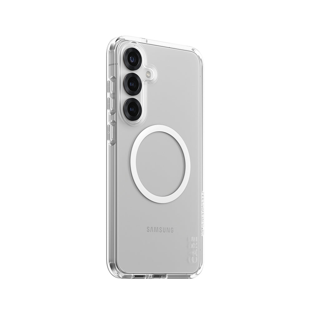 Husa pentru Samsung Galaxy S25+ S936, PanzerGlass, Care Urban Combat, Transparenta Alba