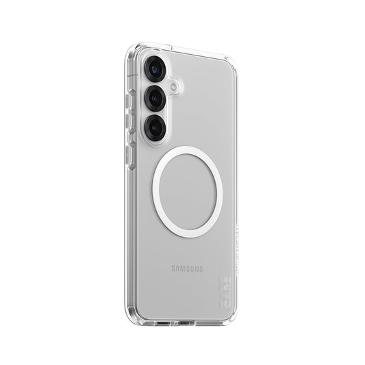 Husa pentru Samsung Galaxy S25+ S936, PanzerGlass, Care Urban Combat, Transparenta Alba