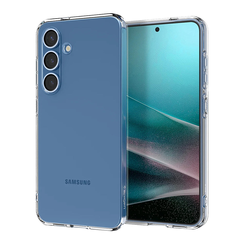 Husa pentru Samsung Galaxy S25+ S936, Spigen, Liquid Crystal, Transparenta
