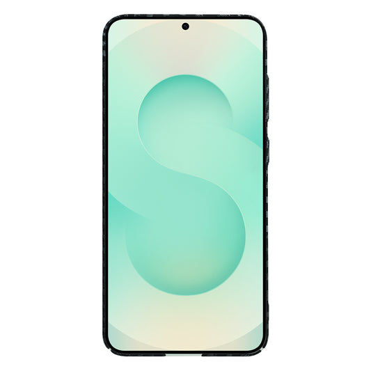 Husa pentru Samsung Galaxy S25+ S936, Techsuit, Carbonite FiberShell, Neagra Gri