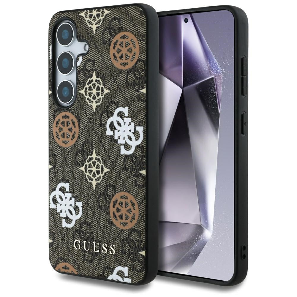 Husa pentru Samsung Galaxy S25 S931, Guess, 4G Peony, Maro