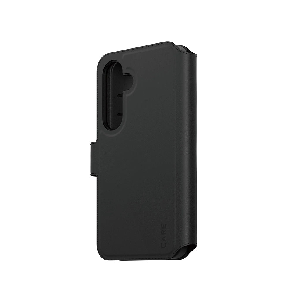 Husa pentru Samsung Galaxy S25 S931, PanzerGlass, Care Feature Tango Two-in-One, Neagra