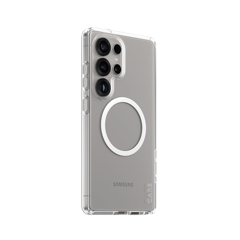 Husa pentru Samsung Galaxy S25 Ultra S938, PanzerGlass, Care Urban Combat, Transparenta Alba