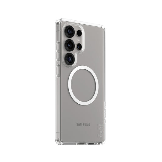Husa pentru Samsung Galaxy S25 Ultra S938, PanzerGlass, Care Urban Combat, Transparenta Alba