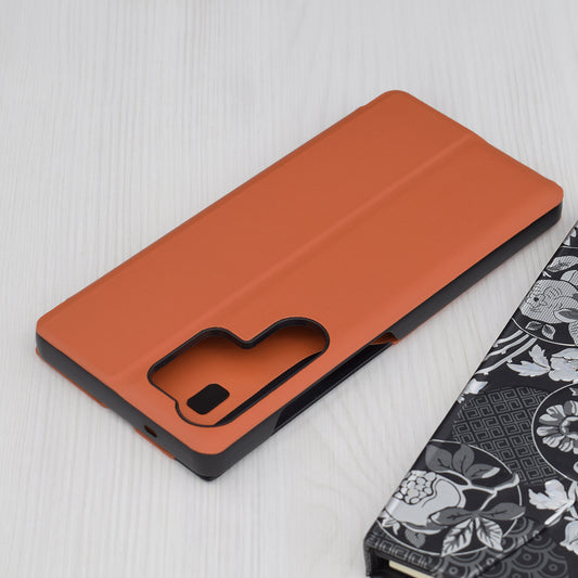 Husa pentru Samsung Galaxy S25 Ultra S938, Techsuit, eFold, Portocalie