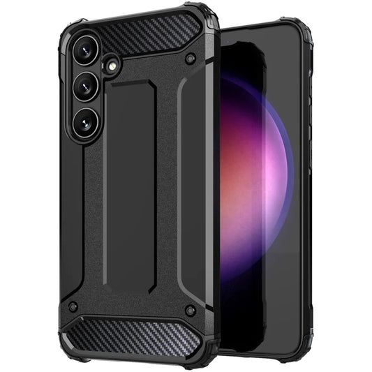 Husa pentru Samsung Galaxy S25 Ultra S938, Techsuit, Hybrid Armor, Neagra