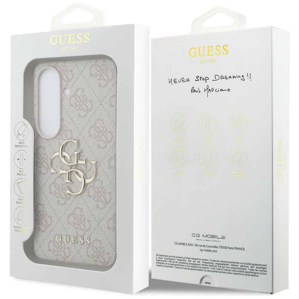 Husa pentru Samsung Galaxy S26 S942, Guess, 4G Big Logo, Roz