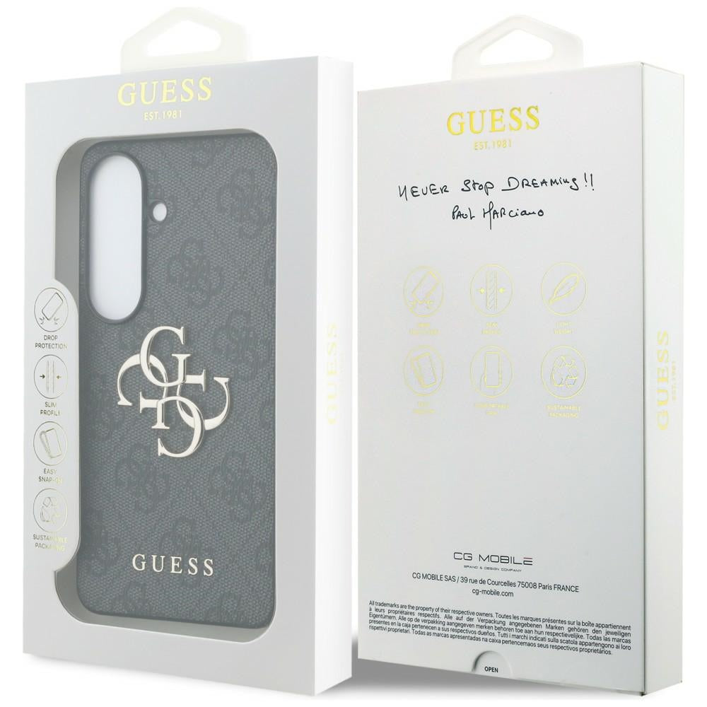 Husa pentru Samsung Galaxy S26 Plus S947, Guess, 4G Big Logo, Neagra