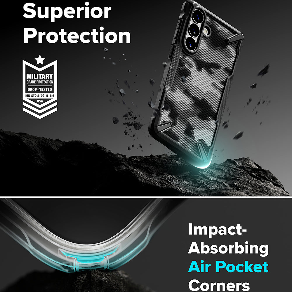 Husa pentru Samsung Galaxy S26 Plus S947, Ringke, Fusion X, Camuflaj