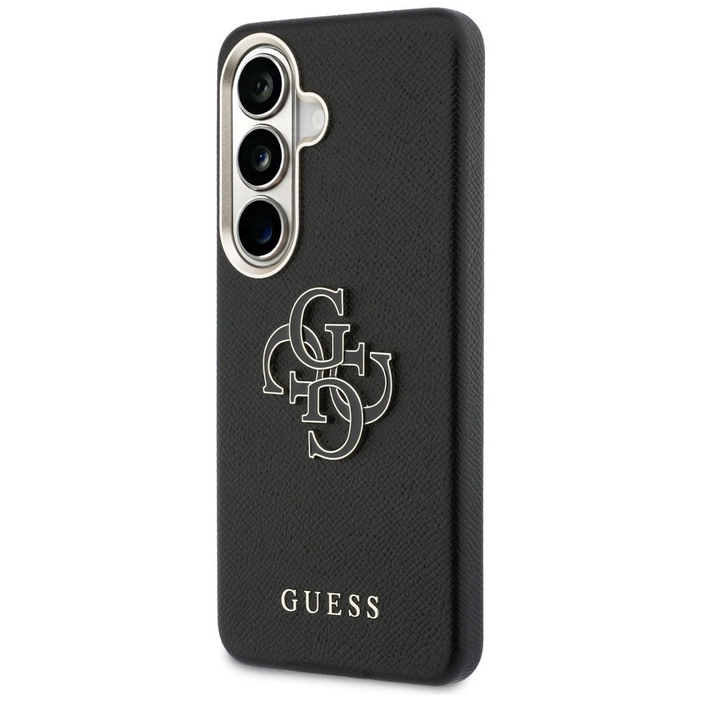 Husa pentru Samsung Galaxy S26 Plus S947, Guess, 4G Grained Big and Classic Logo, Neagra