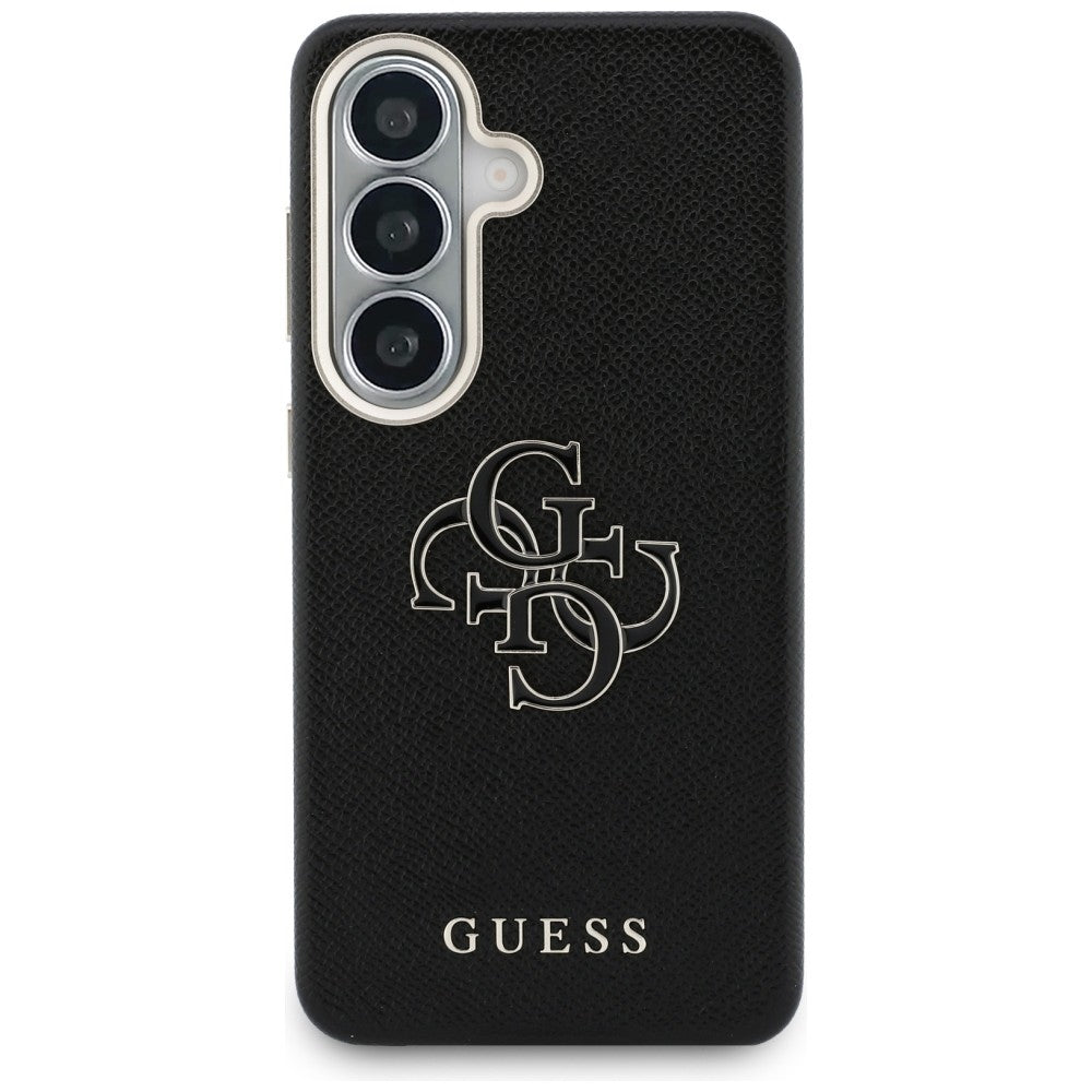 Husa pentru Samsung Galaxy S26 Plus S947, Guess, 4G Grained Big and Classic Logo, Neagra
