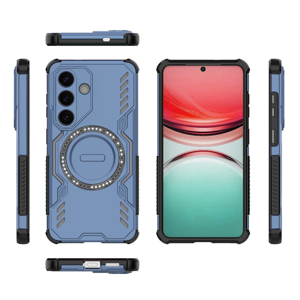 Husa MagSafe pentru Samsung Galaxy S26 Plus, Techsuit, ArmorMag, Albastra