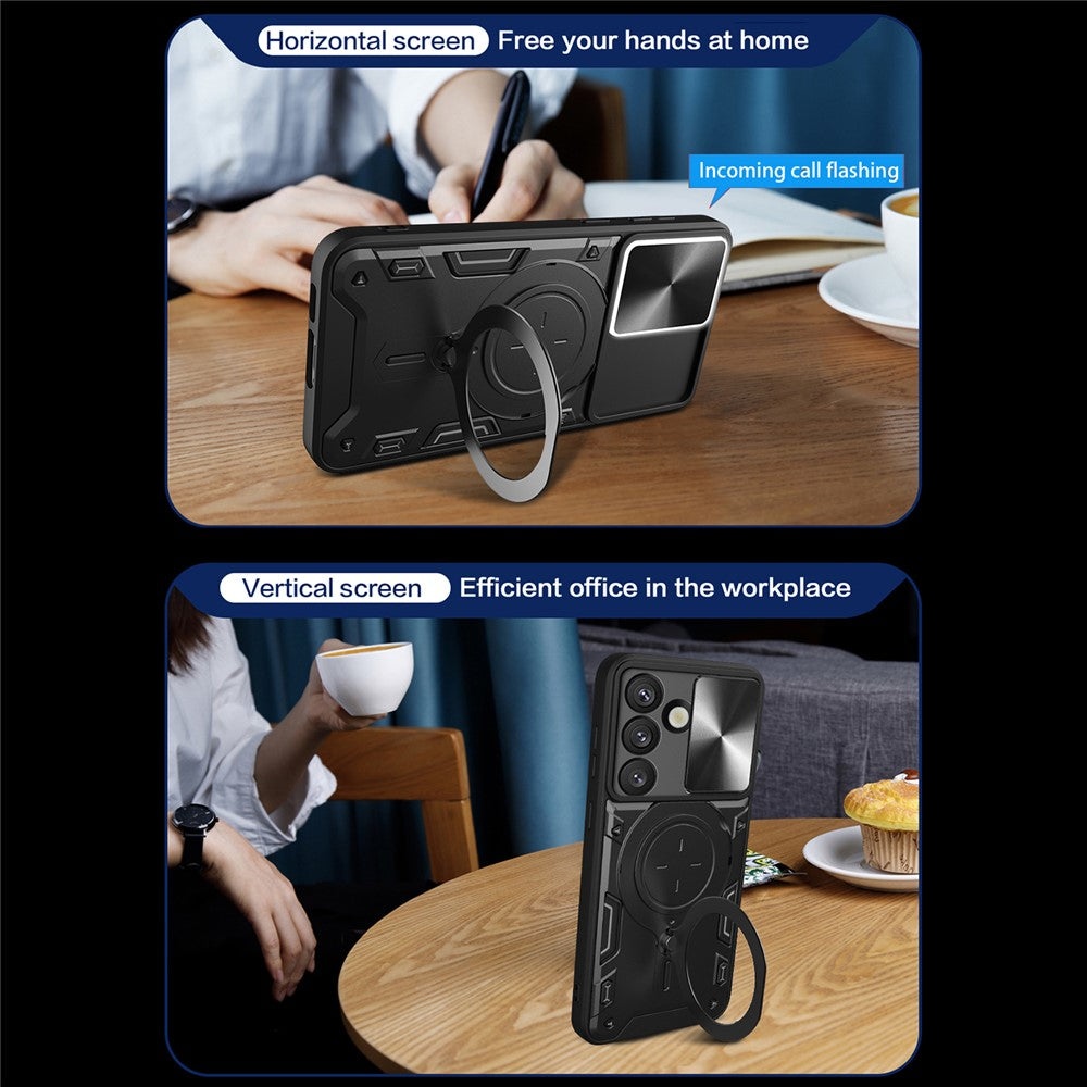 Husa pentru Samsung Galaxy S26 Plus S947, Techsuit, CamGuard Pro, Neagra