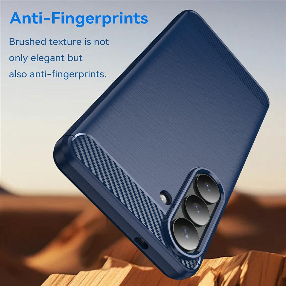 Husa pentru Samsung Galaxy S26 Plus S947, Techsuit, Carbon, Albastra