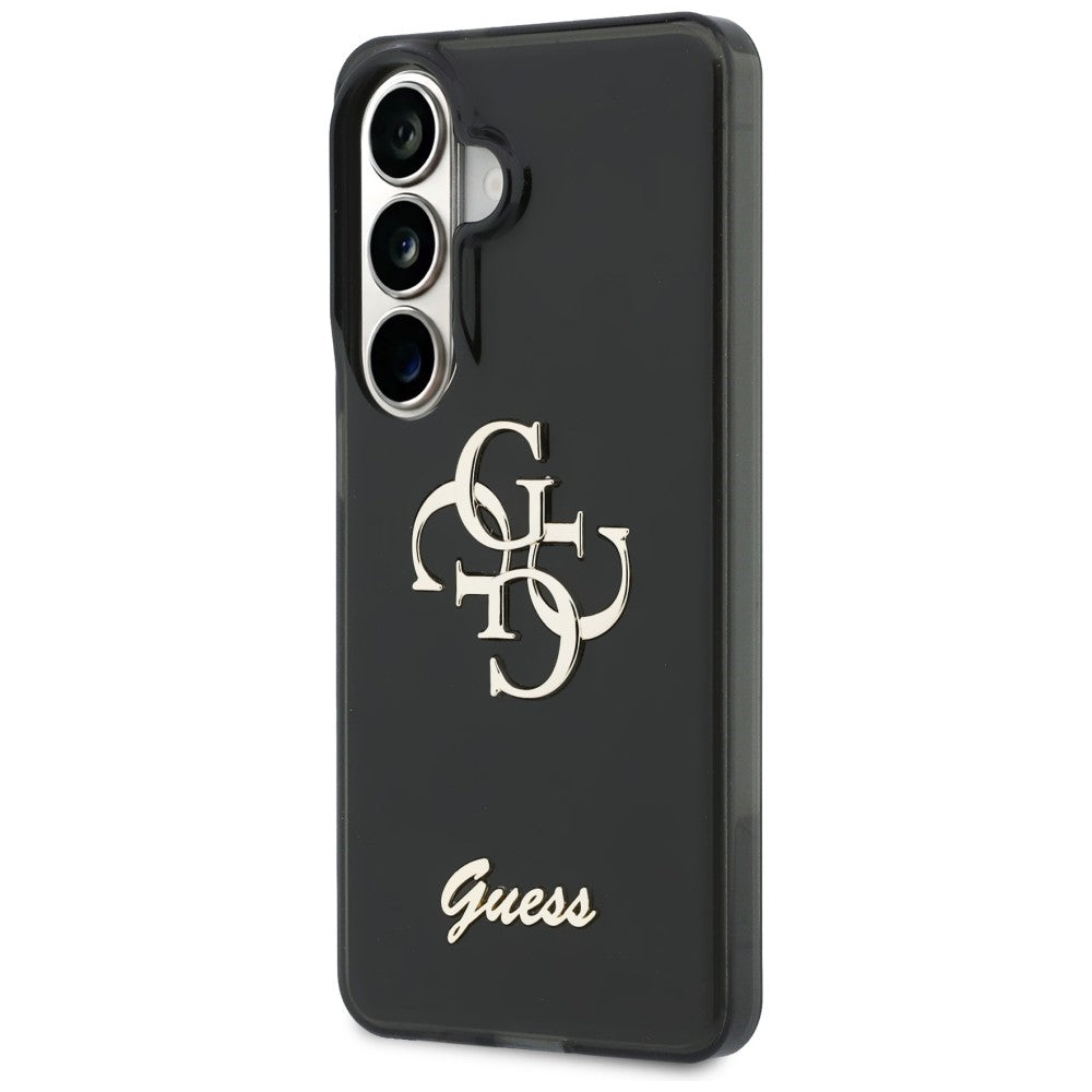 Husa pentru Samsung Galaxy S26 S942, Guess, IML Big Metal 4G Script, Neagra