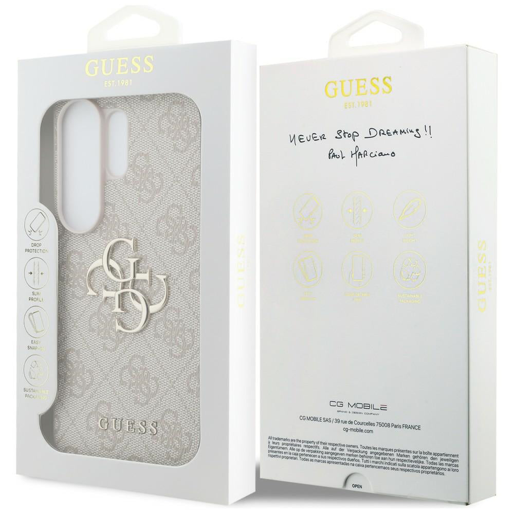 Husa pentru Samsung Galaxy S26 Ultra S948, Guess, 4G Big Logo, Roz