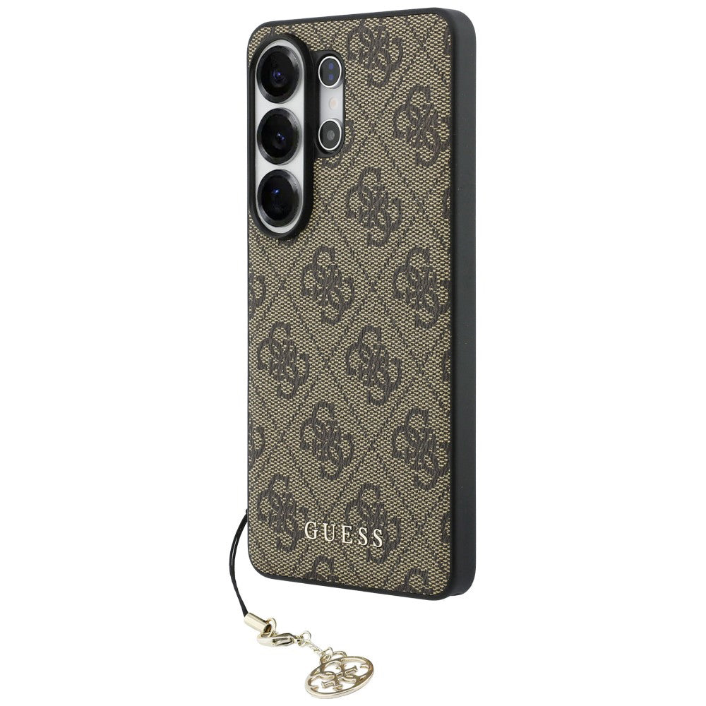 Husa pentru Samsung Galaxy S26 Ultra S948, Guess, 4G Classic Logo Charm, Maro