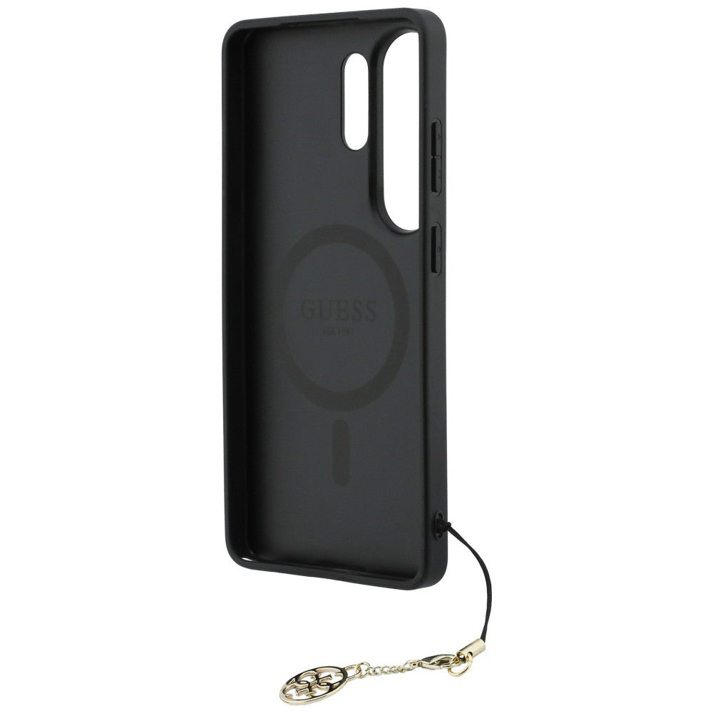 Husa pentru Samsung Galaxy S26 Ultra S948, Guess, 4G Classic Logo Charm, Maro