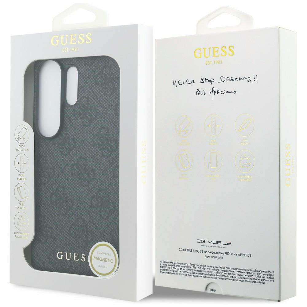 Husa pentru Samsung Galaxy S26 Ultra S948, Guess, 4G Classic Logo Charm, Neagra