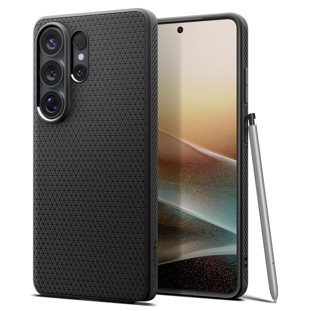 Husa pentru Samsung Galaxy S26 Ultra S948, Spigen, Liquid Air, Neagra Mata ACS10670