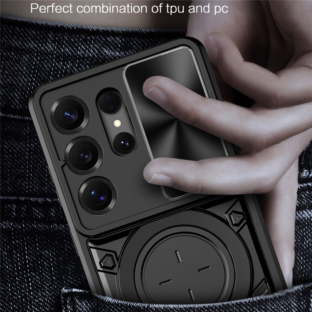 Husa pentru Samsung Galaxy S26 Ultra, Techsuit, CamGuard Pro, Albastra