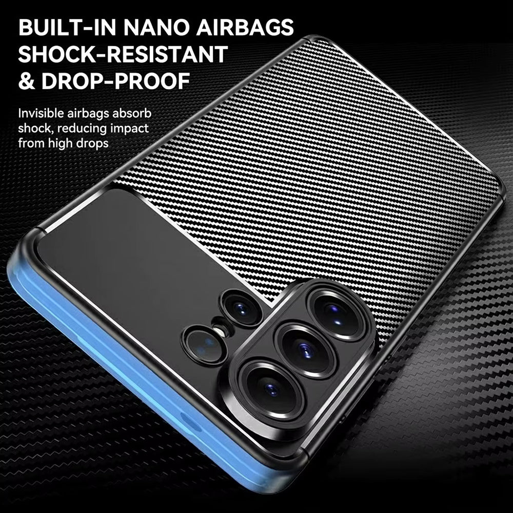 Husa pentru Samsung Galaxy S26 Ultra S948, Techsuit, CarbonFiber, Neagra